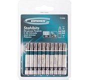 Бита PZ3 L= 50 мм, 1/4", 10 шт. (11346) GROSS