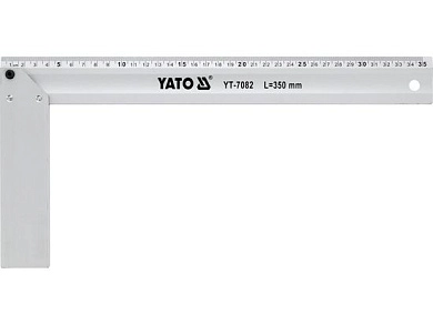 Угольник столярный  350мм Al (YT-7082) YATO