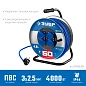Удлинитель силовой на стальной катушке ПВС-325, ПВС, 3х2.5мм2, 50 м, 4000 Вт, IP44 (55102-50) ЗУБР фото4