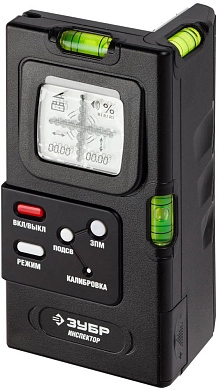 Двухплоскостной уровень-уклономер электронный ИНСПЕКТОР (34747) ЗУБР