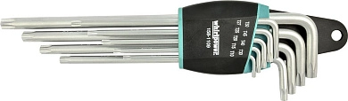 Набор ключей TORX, T10-T50, 9пр., экстра длинные (158-1109) WHIRLPOWER