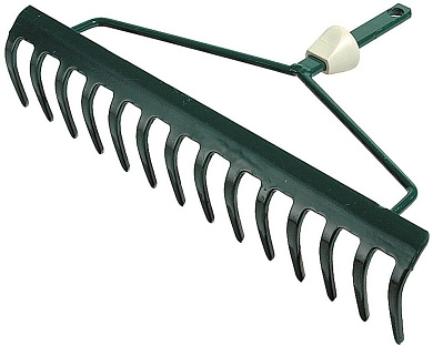 Грабли изогнутые "MAXI", 14 зубцов, с быстрозажимным механизмом, 360мм (4230-53809) RACO