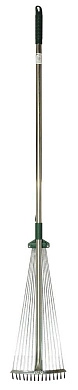 Грабли веерные, регулируемые, 15 зубцов, стальной черенок (4231-53/743) RACO