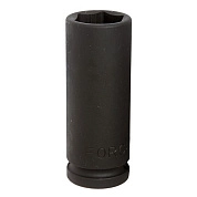 Головка ударн. 3/4" 19мм 6гр. глубокая, L=100мм (46510019) FORCE