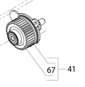 Вал-шестерня ( 21.193 ) Collomix