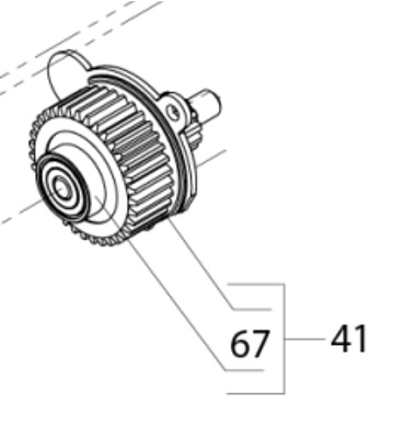 Вал-шестерня ( 21.193 ) Collomix