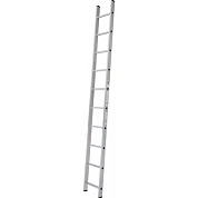 Лестница односекционная алюмин. приставная NV1210 (10 ступ. 263см, 3.6кг) Новая Высота