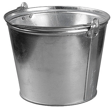 Ведро оцинкованное для непищевых продуктов, 12 л (39300-12)