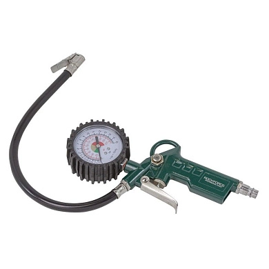 Пистолет для подкачки шин с манометром и наконечником для груз. колес(0-15bar)(RF-STG-04) Rock FORCE