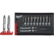 Набор бит L=25/50 мм, 12пр., (PH, PZ, SL) пласт. кейс (4932399513) Milwaukee