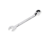 Ключ комбинированный с трещ., реверсивный, 11х11мм, хром.покр. (118793) HORTZ