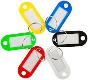 Бирки для ключей, набор 6 шт. (F_67402М) MOS