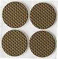 Накладки на мебельные ножки, самоклеящиеся, ЭВА (EVA), коричн.,круглые 35мм, 4шт. (40914-35) STAYER фото2