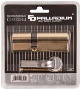 Механизм цилиндровый асимметричный, 90 мм, ключ-ключ, латунь (F_67246) PALLADIUM