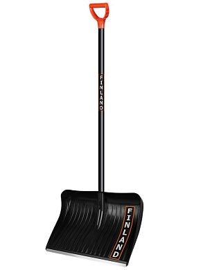 Лопата снеговая с черенком 410*490*1500мм (1023-Ч) FINLAND