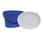 Ведро пластмассовое овальное 10л с крышкой БЗПИ фото2