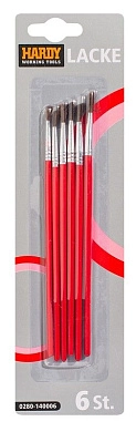 Набор кистей круглых "Школьный", 6шт. (0280-140006) HARDY