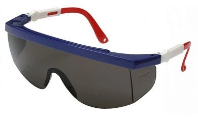Очки защитные регулируемые по длине и углу наклона, поликарб. затемненные линзы (2-110483) STAYER