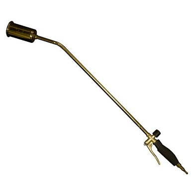 Горелка кровельная изогнутая ГВ-РВТП-850 (рычажная дл. 850мм пропан/бутан Ø 60мм автоподжиг)