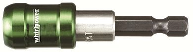 Держатель магнитный для бит 62мм 1/4", быстрофикс. (967-21-2-06214) WHIRLPOWER