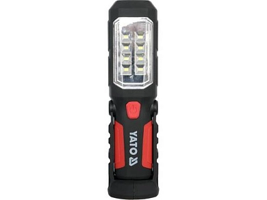 Фонарь светодиодный (8+1LED, 280lm, 1.5V, 3XАA)(YT-08513) YATO