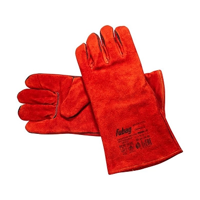 Краги сварочные на подкладке красные FWGN 9R (641179) FUBAG