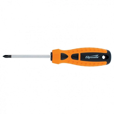 Отвертка " + ", PH2х200мм, двухкомпонентная рукоятка CS (11779) Sparta