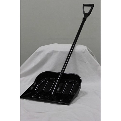 Лопата снеговая из поликарбоната, с алюм. черенком и ручкой, 455*400мм (ПК-1-Э) CARBOLUX