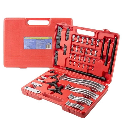 Набор съемников подшипников двух- трехзахватных, 72пр. (75мм, 100мм, 150мм, 200мм)(PA-66624) Partner