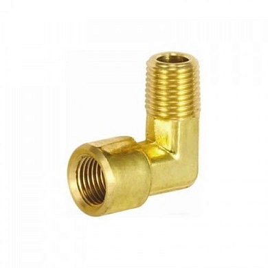 Уголок латунь, г/ш, 1/4" (HD-1271-14) H-D