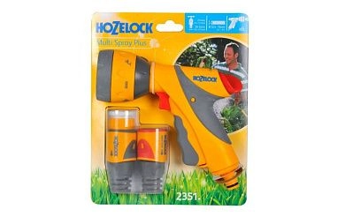 Набор для полива HoZelock 2351 с пистолетом Multi Spray Plus 6 режимов и коннекторами 1/2" (2351P000