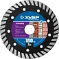 Диск алмазный сегментированный Турборез, 180мм, 22.2мм, 10х2.6мм Профессионал (36652-180_z02) ЗУБР фото2