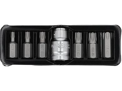 Головки-биты специальные TORX T25-T55 L30мм (набор 7пр.)(YT-0410) YATO