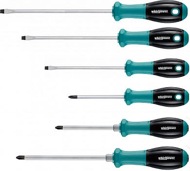Набор отверток 6пр., без коробки (S113-06) WHIRLPOWER