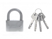 Замок навесной, хромированное покрытие 70мм (91803) MATRIX