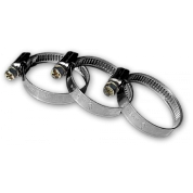 Хомут червячный нержавеющий 110-130/9мм (BSW2110-130/9) BRADAS