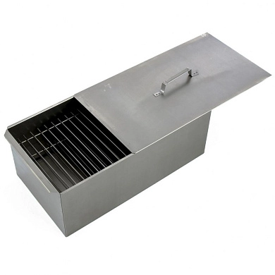 Коптильня двухъярусная большая 600х320х250 мм, 0,8 мм, с поддоном (69529) PALISAD