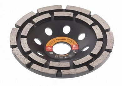 Чашка алмазная сегм. 2-х рядная (125х4.5х22.23) Бетон (729905) SPARTA