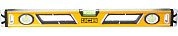 Уровень JCB коробчатый, магнитный, 2 фрезерованные базовые поверхности, 3 ампулы, крашенный,  JBL003