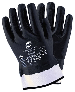 Перчатки нитриловые полное покрытие (манжет крага) от мин. рисков р. 11 Arcticus