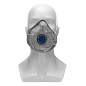 Полумаска фильтрующая формованная, с клапаном и угольным слоем (FFP1), в инд. упаковке (10029) ИСТОК фото2