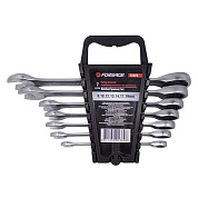 Набор ключей комбинир. трещот. 8-19мм, 7пр. (F-51072) Forsage