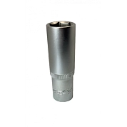 Головка торцевая 1/2" 6гр. 19мм L76мм CrV (HD-1232) H-D