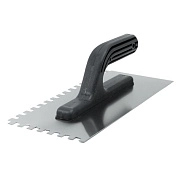 Гладилка нерж. зубчат. 130х280мм, зуб 8мм, пласт. рук. РБ