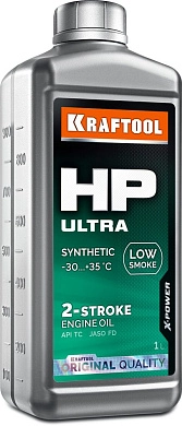 Масло синтетическое для 2-тактных двигателей HP Ultra, 1 л (41501-1) KRAFTOOL