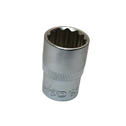 Головка торцевая 1/2" 12гр. 19мм L38мм CrV (HD-1281) H-D