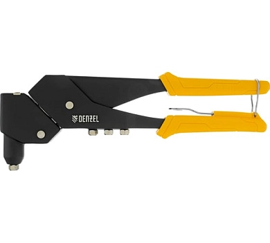 Заклепочник ручной 285 мм, поворотный 0-360° (заклепки 2,4-3,2-4,0-4,8) (40442) DENZEL