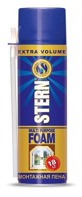 Пена монтажная бытовая +0/+35 18L 300мл (N202) STERN
