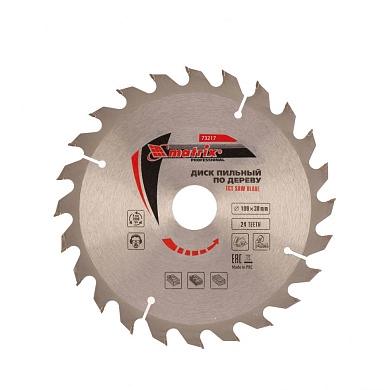 Диск пильный 190х30х24T по дереву (73217) MATRIX