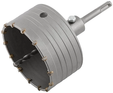 Коронка бурильная в сборе 110мм, SDS-plus, пласт.подвес (F_43-402) FDW